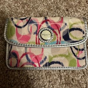 Coach small wallet card id holder